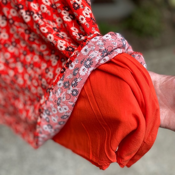 FREE PEOPLE FLORAL EYELET SUNDRESS - Picture 4 of 11